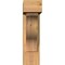 Ekena Millwork Funston Block Smooth Bracket w/ Offset Brace, Western Red Cedar, 5 1/2"W x 16"D x 20"H BKT0604X16X20FST05SWR - alternate 2
